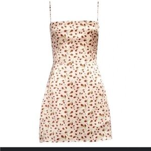 Reformation Kosta Silk Mini Dress Size 10